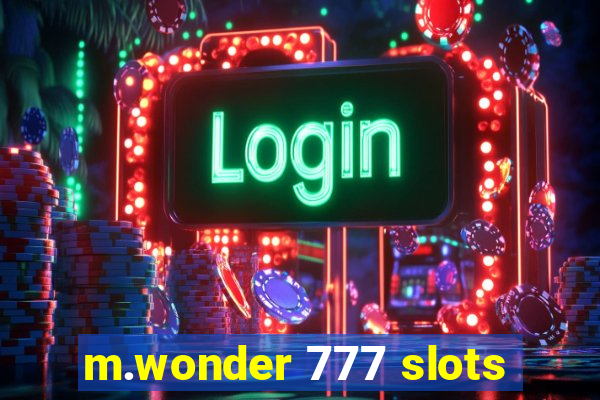 m.wonder 777 slots